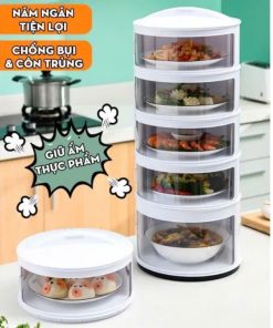 Lồng bàn nhựa 5 tầng LBA5
