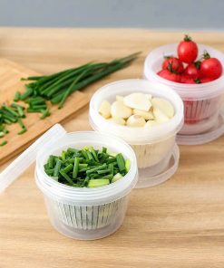 [432] Hộp đựng hành tỏi ráo nước HAKIO